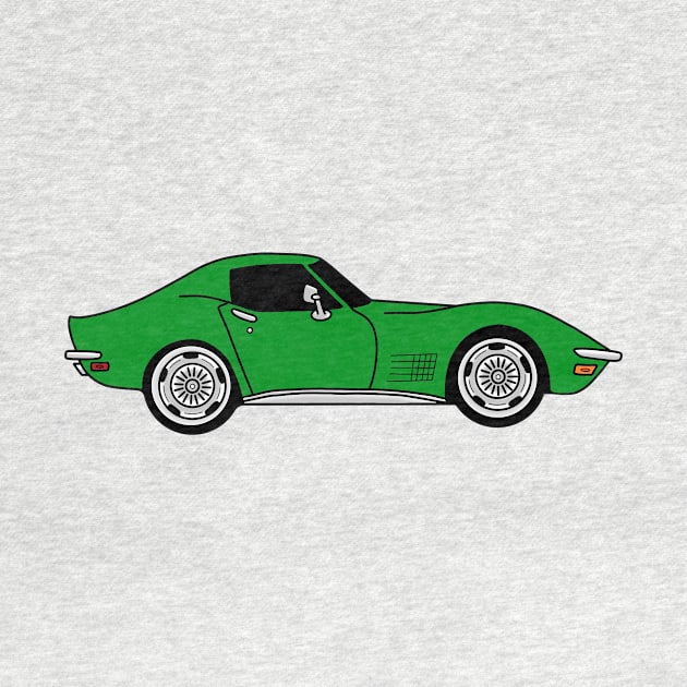 Elkhart Green C3 Corvette by ally1021